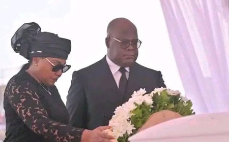 Kinshasa : le couple présidentiel rend hommage à Blanche Kandolo Tunasi