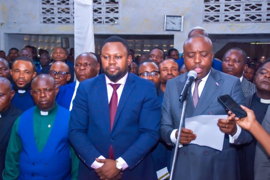 Kinshasa : Les pasteurs du quartier Camp Luka saluent la nomination du député national Samuel Mbemba au poste de vice-ministre de la justice 