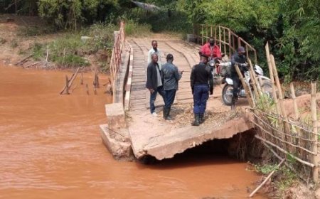 Kasaï : L'effondrement du pont Kaluebo fragilise l'économie du territoire de Luebo