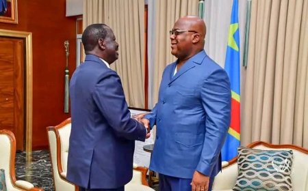 Union Africaine : le kényan Raila Odinga sollicite le soutien de la RDC pour son élection au poste de secrétaire général 