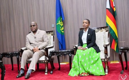 Félix Tshisekedi à Harare (Zimbabwe) pour pour participer au 44e sommet ordinaire des chefs d'État et de gouvernement de la SADC