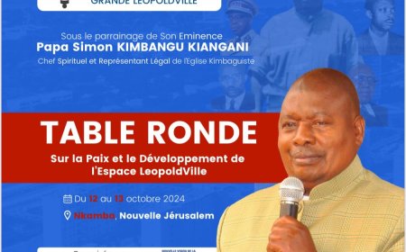 RDC : la table ronde sur la paix et le développement de l’espace LeopoldVille renvoyé à décembre 2024